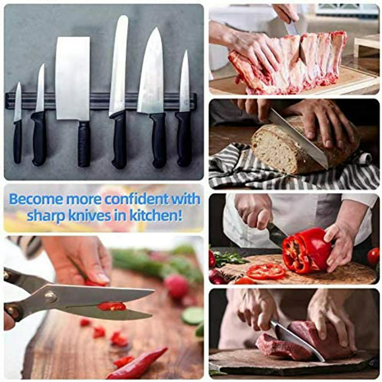 Whetstone Kitchen Knife Sharpening Stone 2 Side Grit 600/1000 NonSlip  RubberBase