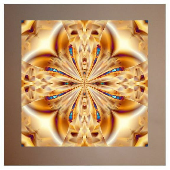 Wallhogs Xzendor7 Rings Warped Layers Wall Mural