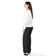 thumbnail image 2 of Blusa con detalle de flor en hombro Roman Fashion /Tallas Extras, 5106 (Blanco) blanco 38, 2 of 7