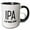 Black/White, variant on 3drose, Ipa a Lot When I Drink, 11oz Two-tone Black Mug