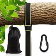 thumbnail image 3 of Correas para hamaca: kit para colgar para hamaca, columpios de árboles, duradero, resistente a la intemperie, libre de óxido, mosquetones con cierre seguro incluidos, límite de peso de 2200, 3 of 5