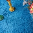thumbnail image 4 of Velvet Tablecloth 90"X132" Rectangular Table Cover Seamless Dark Teal for Wedding, Season Decor, Holiday Celebration, Birthday Party, and Ballroom Gala, 4 of 5