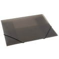 thumbnail image 4 of JAM Plastic Elastic Portfolio, 9.5x12.4, 1/Pack, Smoke Gray, 4 of 4