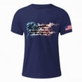 thumbnail image 4 of KPOPLK 250 Years America Anniversary 250th Independence Day USA T-Shirt Independence Day T-shirt 100% Pure Cotton Gift for Men Women Dad Mom Friends（Dark BlueM）, 4 of 8