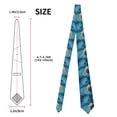 thumbnail image 3 of Men'S Tie 4.7×3.1in Is Not Easy To Deform And Fade Anti-Drift Button Design Is Easy To Take Care Of For Work Travel Daily Business Blue And Gold Marble, 3 of 8