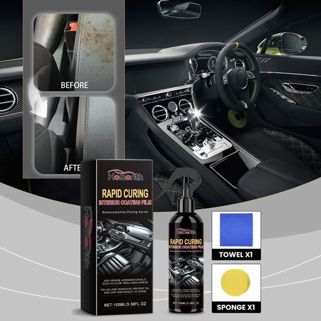 Accesorios Para Coches Recambios De Automóvil Productos Multifunctional Car Interior Cleaning, Yellowing, Decontamination, Maintenance, Coating And Renovations Agent 100ml