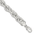 thumbnail image 1 of 925 Sterling Silver Link Chain Bracelet Fancy, 1 of 6