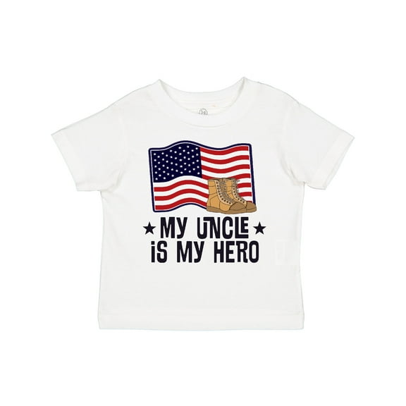 Inktastic My Uncle is My Hero Military Nephew Boys or Girls Toddler T-Shirt