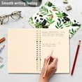 thumbnail image 6 of joogoo Spiral Journal Notebook Cute Panda Leaves Floral College Ruled Notebooks 8.3" x 5.7" 2 PCs, 6 of 8