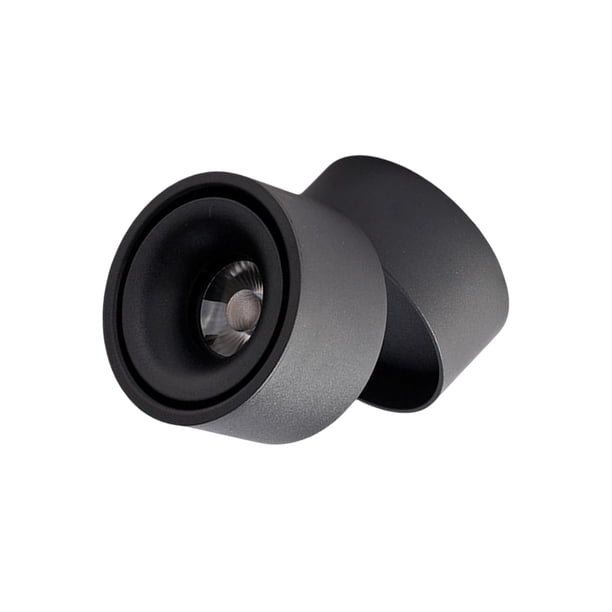 Ounissouiy Accesorio de foco de techo LED, pantalla de estilo Simple, luz descendente para interiores y exteriores, tiendas para el hogar, lámpara de Iluminación y accesorios Negro Ounissouiy HA066358-01