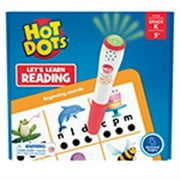 Educational Insights Hot Dots Let's Learn Kindergarten Reading Workbook & Interactive Pen, Learn to Read, Ages 5+