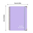 Composition Books Wide Ruled, Notebooks For School, A5 Coil Bound Planning System Undated To Do
