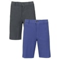thumbnail image 1 of Men's 2-Pack Flat-Front Cotton Stretch Oxford Chino Shorts (Sizes, 30-42), 1 of 3