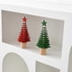 thumbnail image 3 of Mini árbol de Navidad de madera, decoración de mesa artesanal, centro de mesa navideño de 30 cm, decoración rústica para el hogar., 3 of 5