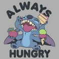 thumbnail image 2 of Boy's Lilo & Stitch Always Hungry Stitch  Graphic Tee Athletic Heather Small, 2 of 5