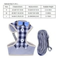 thumbnail image 3 of Herwey Polyester Breathable Mesh Vest-style Pet Chest Strap Harness Pulling Traction Leash Rope for Cats, 3 of 8