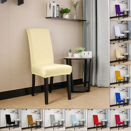 Stretch Dining Chair Cover Stool Slipcovers Chair Seat Protector L,