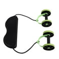 thumbnail image 1 of Abdominal Power Roll Rueda doble Cuerpo completo Adelgazamiento Fitness Deporte Entrenamiento Entrenador (Negro + Verde), 1 of 8