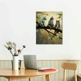 thumbnail image 2 of Canvas Wall Art Animal Resting Look at The Wall Pictures bathroom Wall Decor on Canvas Stretched Artwork Living Room Bedroom Ready to Hang, 2 of 4