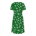 thumbnail image 5 of Womens Summer Dresses 2025 Beach Casual Loose Tshirt Floral Short Sleeve Flowy Pockets Sundresses Fashion Outfits, 5 of 7