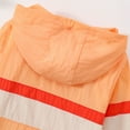 thumbnail image 5 of DAETIROS Girls Rain Jacket, Hooded Rain Jacket for Girls Kids, Orange Size 7 T, Multi-Color Hooded Lightweight, Elastic Cuffs, Breathable Rain Jacket for Girls Kids, 5 of 9