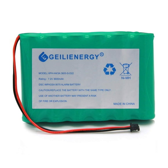 Batería GEILIENERGY 6PH-H-4/3A3600-S-D22, 7,2 V, 3600 mAh, Ni-MH