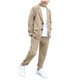thumbnail image 1 of Odeerbi Chaqueta de Vestido Formal de Los Niños Con Muescas de Solapa + Pantalones de Traje Conjunto de Trajes de Verano, 1 of 9
