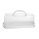 thumbnail image 4 of Caja rectangular para pan multiusos con tapa transparente, ideal para guardar pan, pasteles y otros alimentos. blanco, 4 of 9