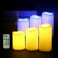 thumbnail image 1 of YOPTOP 3pcs LED Electronic Candle Flameless Candles Lamp Flickering Candles Battery Operated with Remote Moving Wick Dancing Flame Holiday Candle Light, 1 of 9