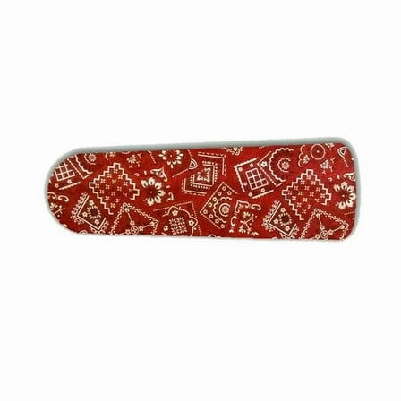 888 Cool Fans B52-0001093 52 in. Red Bandana Ceiling Fan Blades - Set of 5
