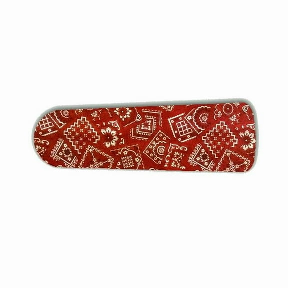 888 Cool Fans B52-0001093 52 in. Red Bandana Ceiling Fan Blades - Set of 5