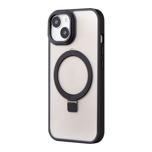 Artikl Lux Coque transparente compatible MagSafe pour iPhone 15/14/13 - Noir