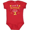 thumbnail image 3 of Inktastic Level 1 Complete, on to Level 2 2nd Birthday Level Up Boys or Girls Baby Bodysuit, 3 of 5