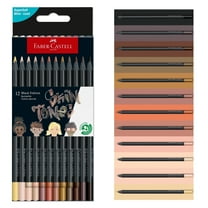 12CT COLOR PENCILS BLACK EDITION SKIN TONES BOX