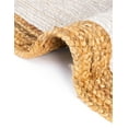 thumbnail image 5 of Unique Loom Braided Jute Collection Area Rug - Goa (6' 1" x 9' Rectangle White/Natural), 5 of 7