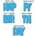 thumbnail image 4 of VictoryStore Sky Blue EZ Happy Birthday Display, Sky Blue Easy Setup Birthday Decorations, 19862, 4 of 9