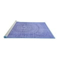 thumbnail image 2 of Ahgly Company Machine Washable Indoor Rectangle Persian Blue Traditional Area Rugs, 4' x 6', 2 of 4