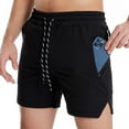 thumbnail image 4 of AOOCHASLIY Shorts Men Clothes Men's Quick Dry Athletic Shorts Basketball Active Workout Running Gym Training Shorts Casual Comfortable Beach Shorts, 4 of 7