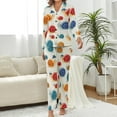 thumbnail image 2 of Top-kevin Cute Sea Fish Women's Long-Sleeve Shirt And Full-Length Bottom Pajama Set, 2 of 12