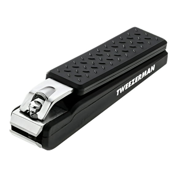 Tweezerman Men's Black Precision Grip Toenail Clipper
