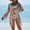 Multicolor, variant on Generic Women's Bikini Swimsuits 3 Piece Hawaiian Bathing Suits Drawstring Set Long Sleeve Beach Cover Up with Boy Shorts