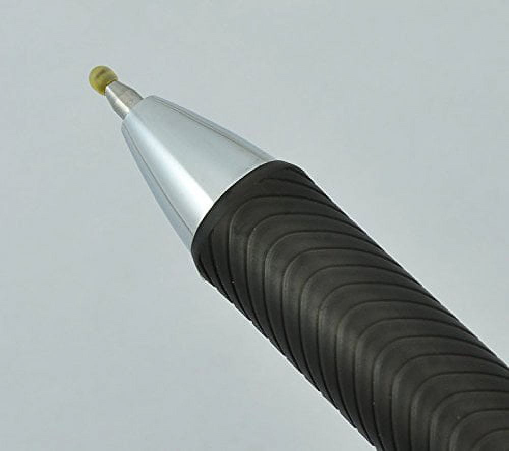 Pentel EnerGel RTX Deluxe Retractable Liquid Gel Pen, Fine .7mm Metal Tip, Black Ink, Silver Barrel (Bulk Lot of 25) (BL77-A)