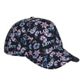 thumbnail image 3 of Naloa Original Classic Low Profile Hat Men Women Baseball Cap Dad Hat Adjustable Unconstructed Love Butterflies Print Cap, 3 of 9