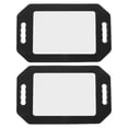 thumbnail image 1 of Miangastore Adjustable Angles Handheld Mirror Black 2Set 16X9.8X0.6In Glass, 1 of 9