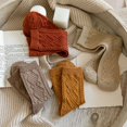 thumbnail image 3 of DISHAN Lady Socks 1 Pair Keep Warm Middle Tube Cozy Japanese Style Lady Knitted Socks, 3 of 4