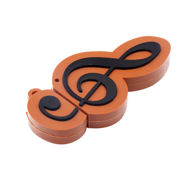 Unidad flash USB Memory Stick Thumb Almacenamiento externo Nota musical 64GB Baoblaze USB Flash Drive Portátil