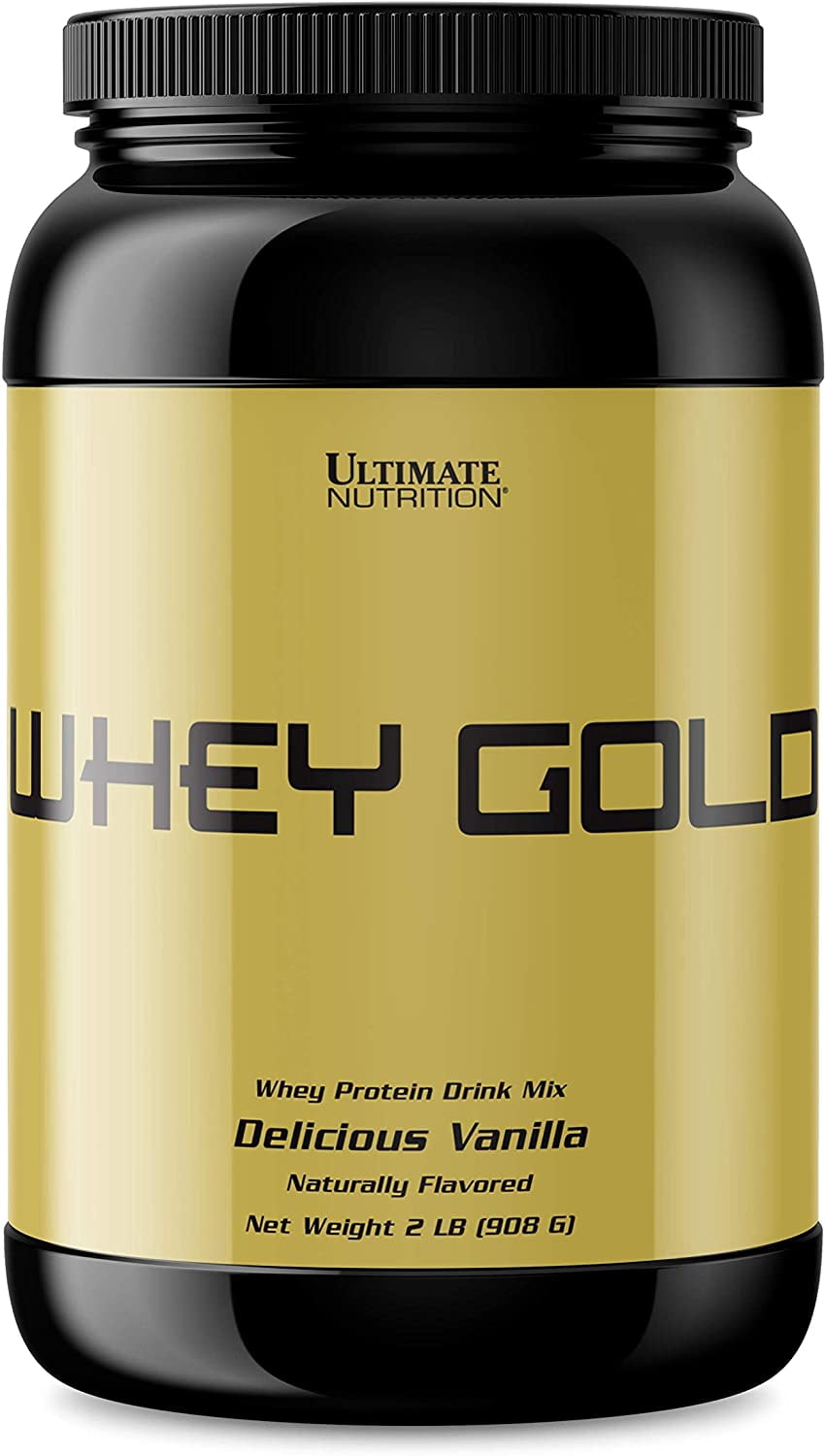 Ultimate Nutrition 100% Whey Gold Protein Powder - 20g of Amino Acids and Protein Per Serving, Vanilla, 5 Pounds
