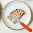 thumbnail image 2 of Stainless Steel and Wood Butter Spatula for Cake Smoother with Firm Handle Easy to Hold Multi Color 2pcs, 2 of 9