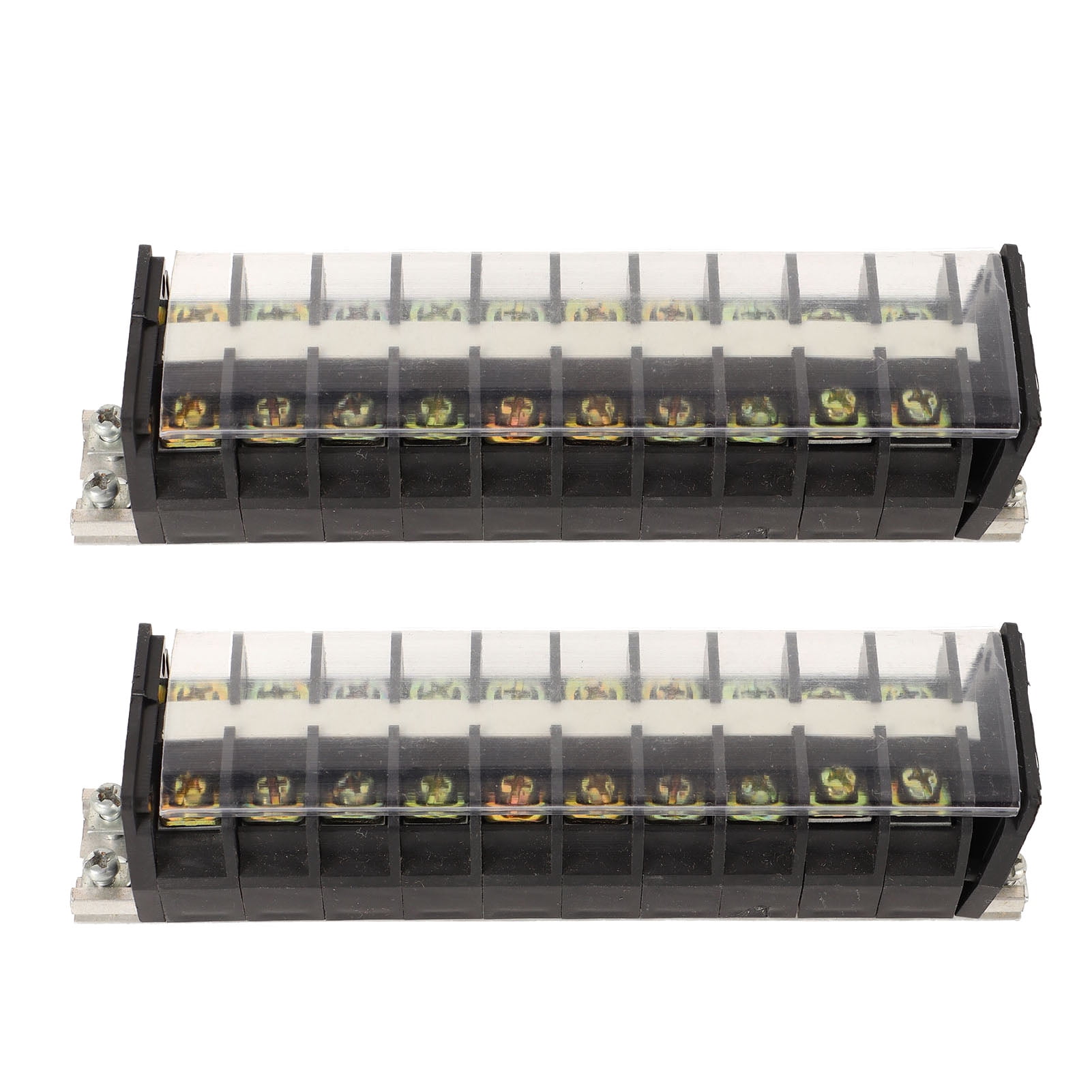 Heavy Duty Wire Barrier Block, 30A, 660V, Secure Copper Terminals  Clear Cover
