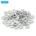 thumbnail image 3 of Uxcell M7x1.0 Steel Hex Nuts 60 Pcs Metric Thread Zinc Plated Finished Hardware Nuts Screw Bolt Fasteners 4mm Tall, 3 of 5